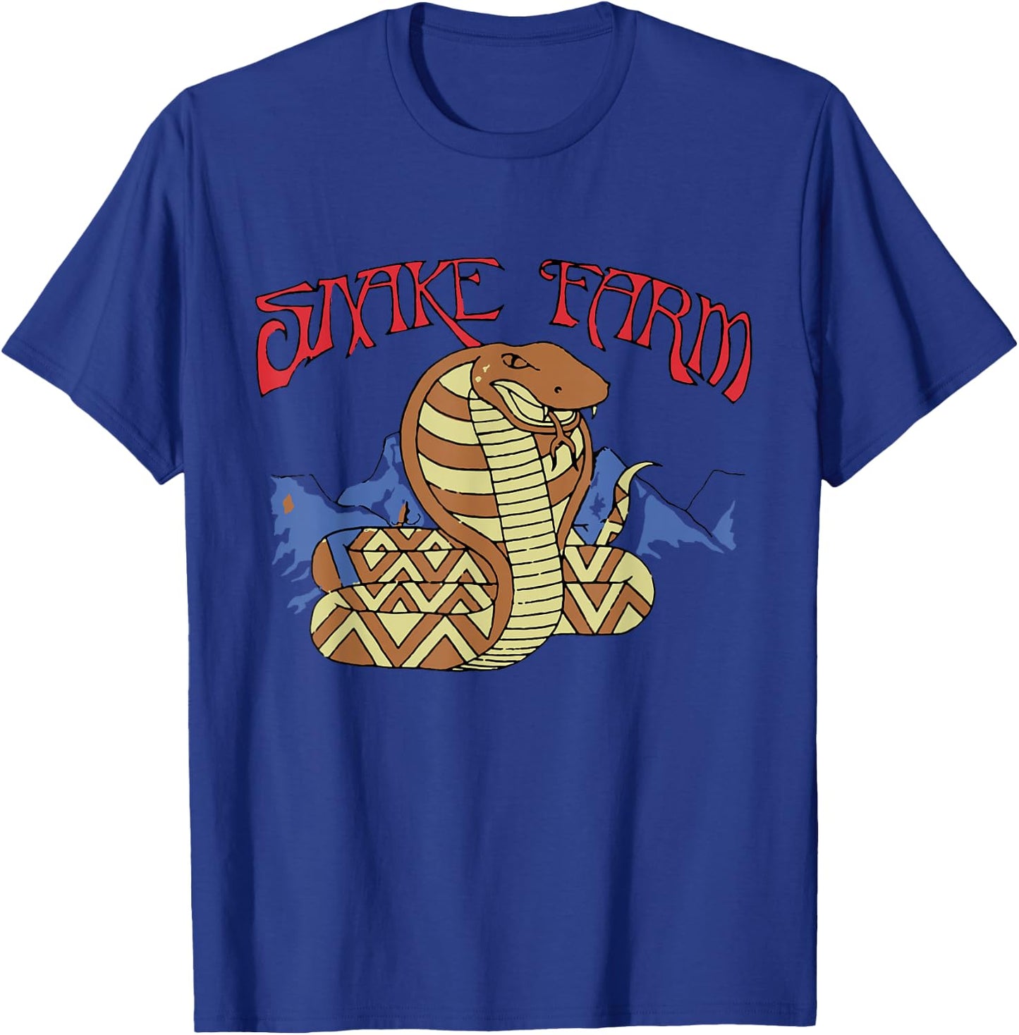 SNAKE FARM | Rock Music T-Shirt - T-Shirt | Royal