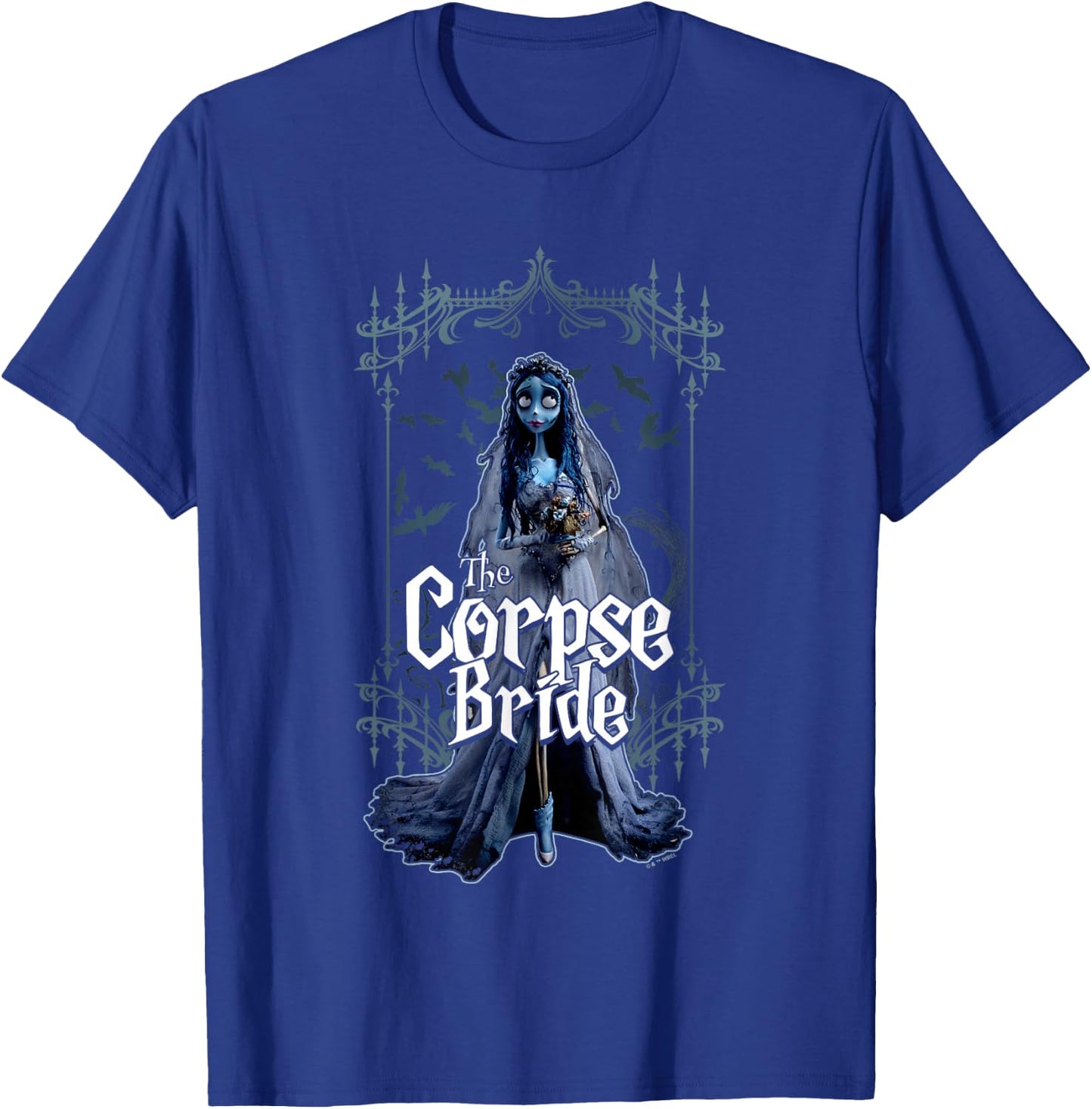 Corpse Bride Emily The Corpse Bride Scary Frame Portrait T-Shirt - T-Shirt | Royal
