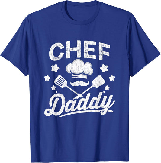 Chef Dad Daddy Head Chef Cook Cooking Sous Chef Grandpa T-Shirt - T-Shirt | Royal