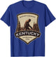 Kentucky with a Bigfoot, or a Sasquatch T-Shirt - T-Shirt | Royal