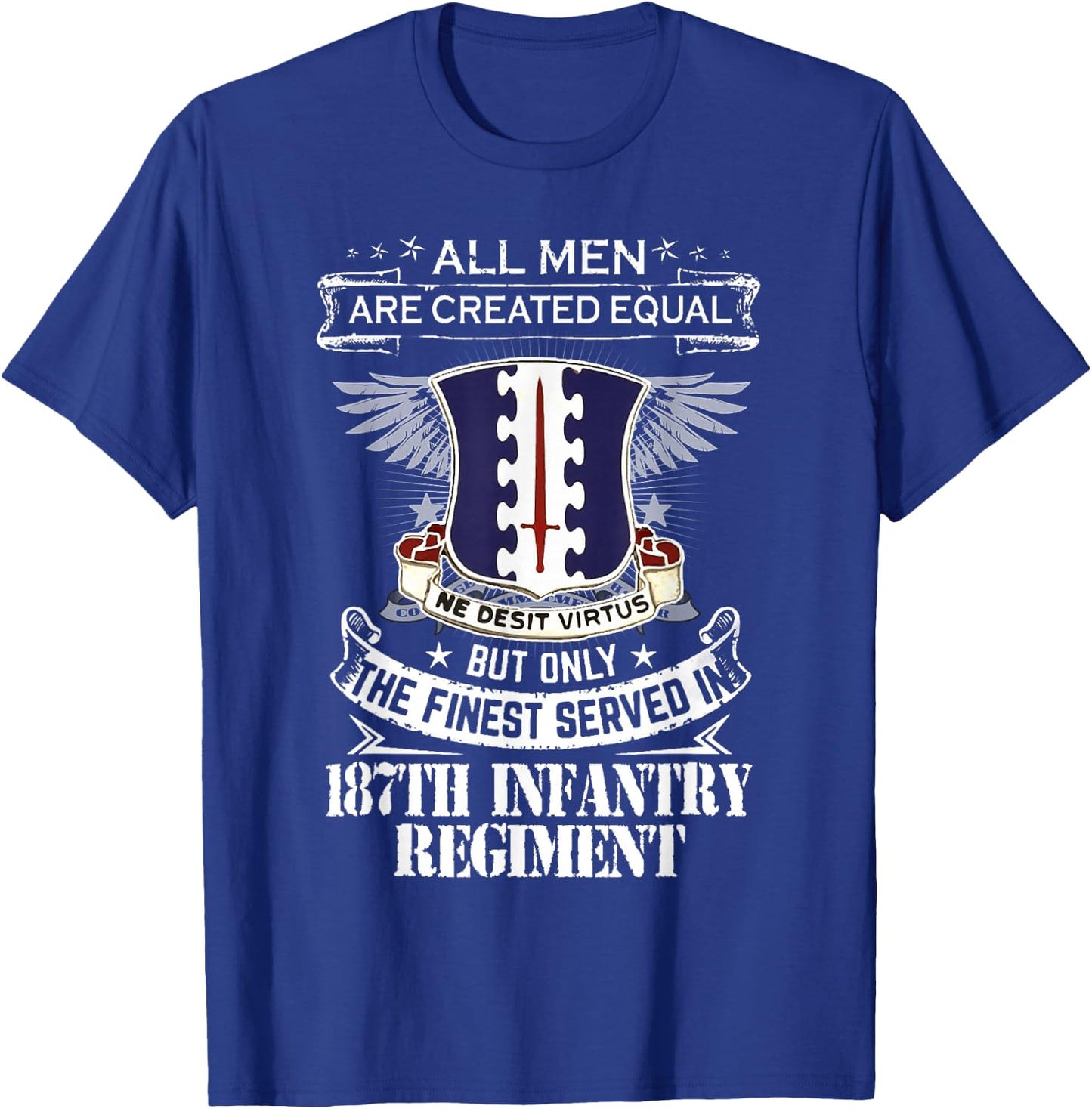 187th Infantry Regiment US Army T-Shirt - T-Shirt | Royal