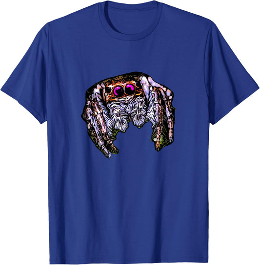 Jumping Spider Mom Dad Spooder Cute Brown Spood Pet Spider T-Shirt - T-Shirt | Royal