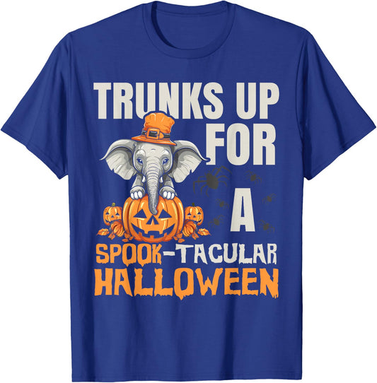 Elephant Halloween Safari Trick Or Treat Spooky Animal T-Shirt - T-Shirt | Royal