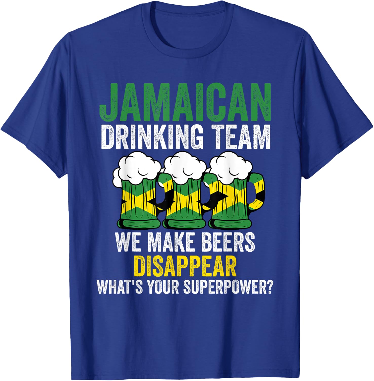 Jamaican drinking team make Jamaica Jamaican drinking team T-Shirt - T-Shirt | Royal