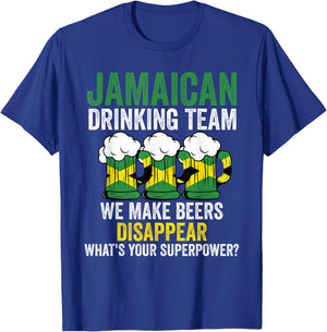 Jamaican drinking team make Jamaica Jamaican drinking team T-Shirt - T-Shirt | Royal