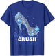 Blue Ribbon Women Colonscopy Colorectal Colon Cancer Small T-Shirt - T-Shirt | Royal