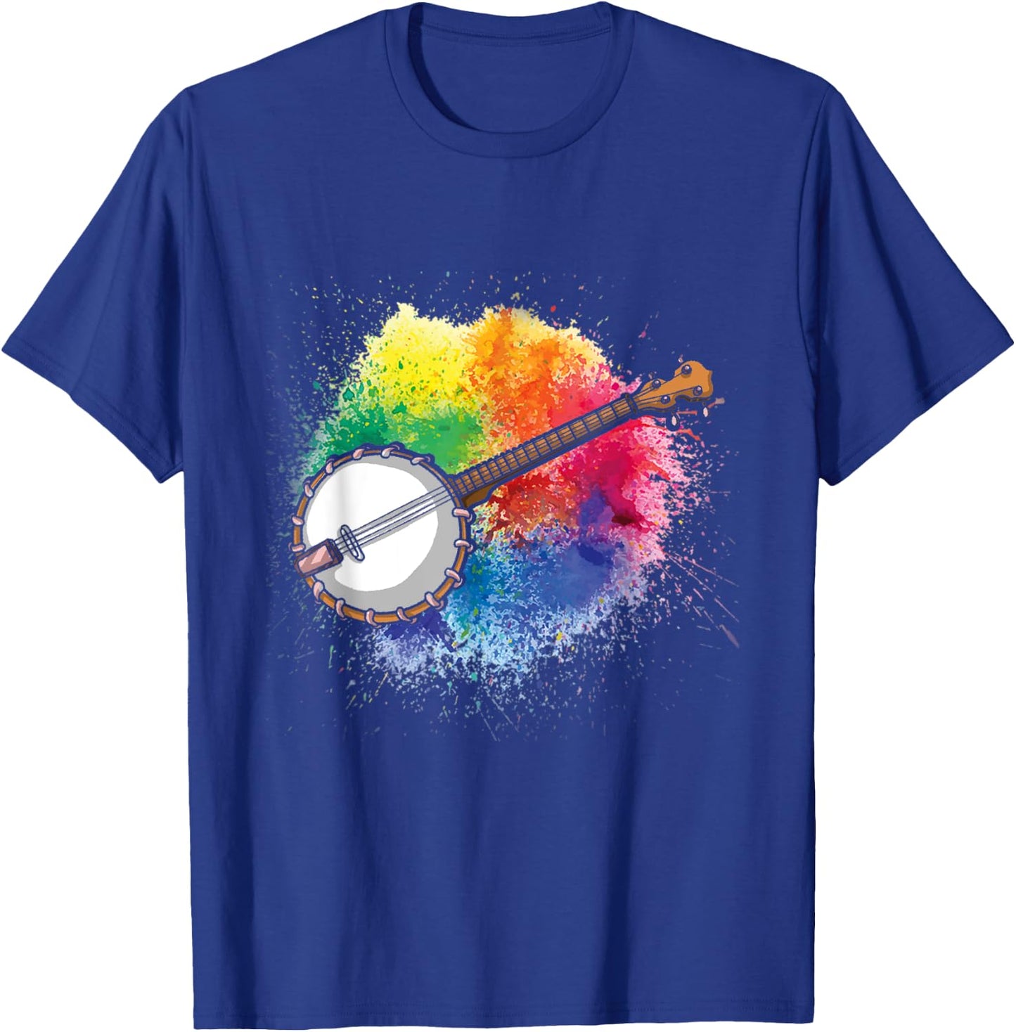 Banjo Mandolin Bluegrass Bluebird Tennesse T-Shirt - T-Shirt | Royal