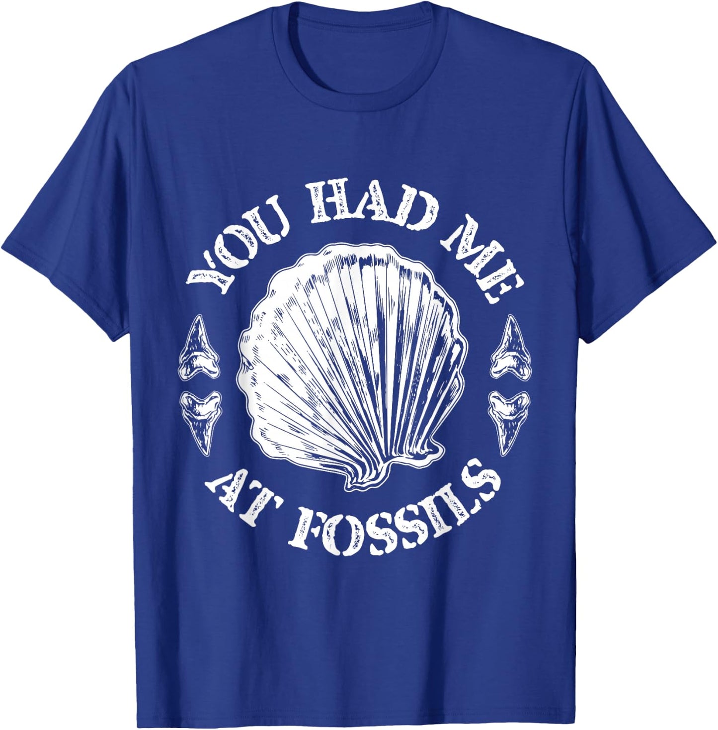 Fossiling Paleontologist Fossil Collector Fossil Hunting T-Shirt - T-Shirt | Royal