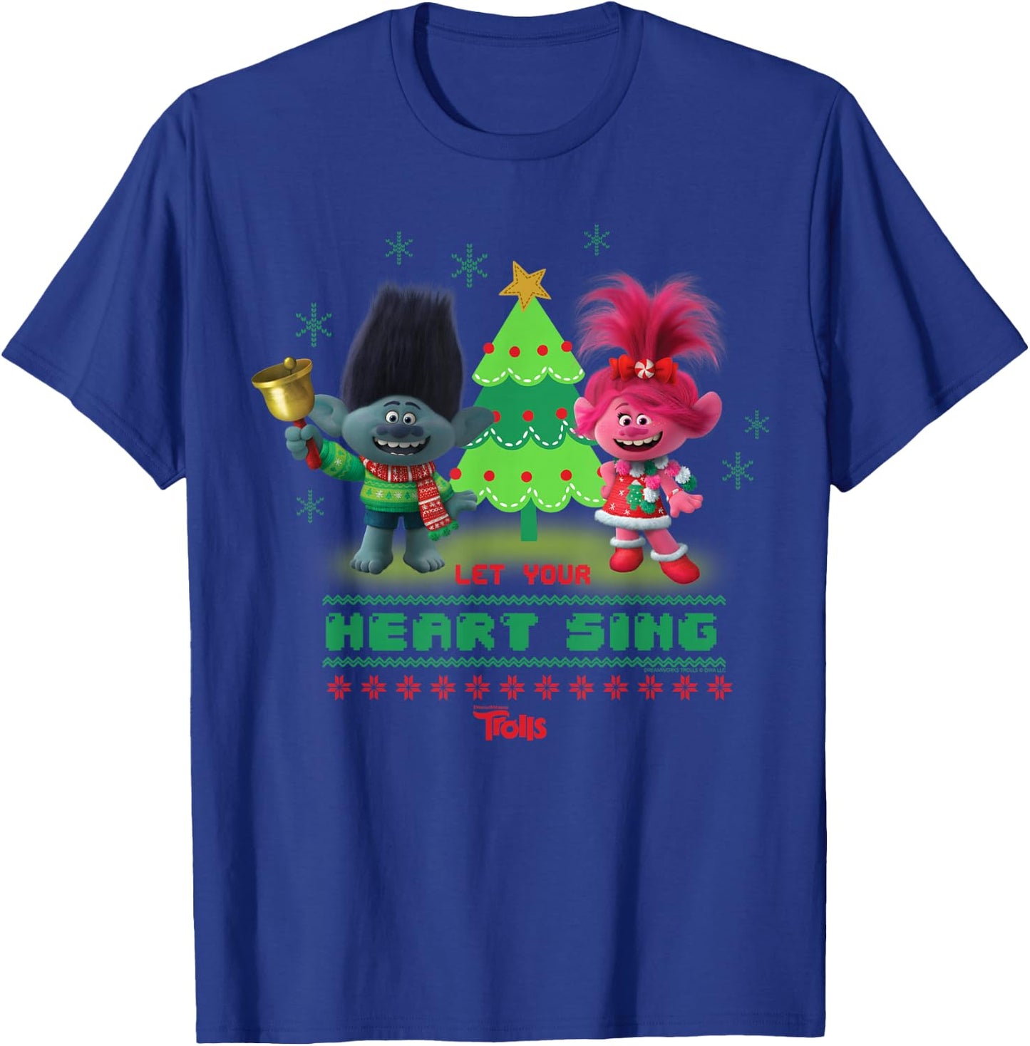 DreamWorks Trolls Poppy & Branch Let Your Heart Sing T-Shirt - T-Shirt | Royal