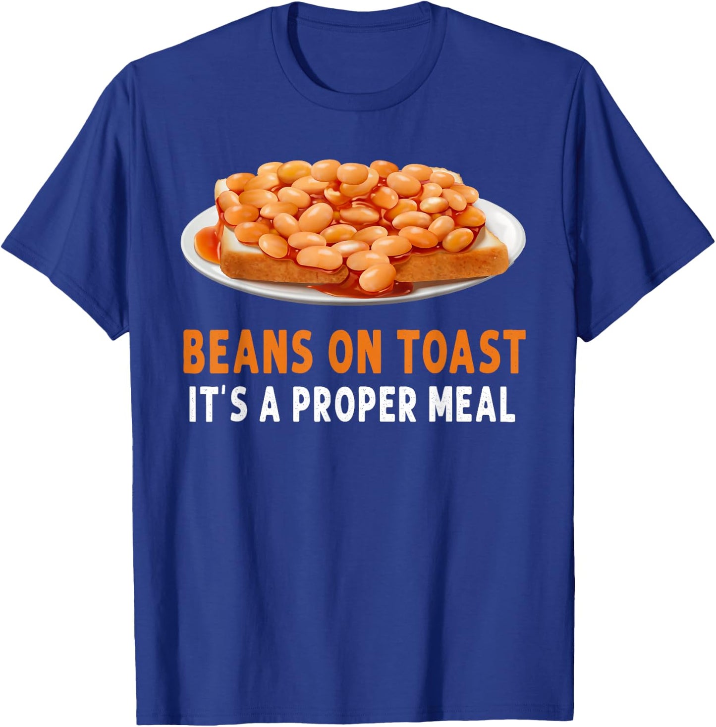 Beans On Toast Costume Idea & British Food Dishes T-Shirt - T-Shirt | Royal