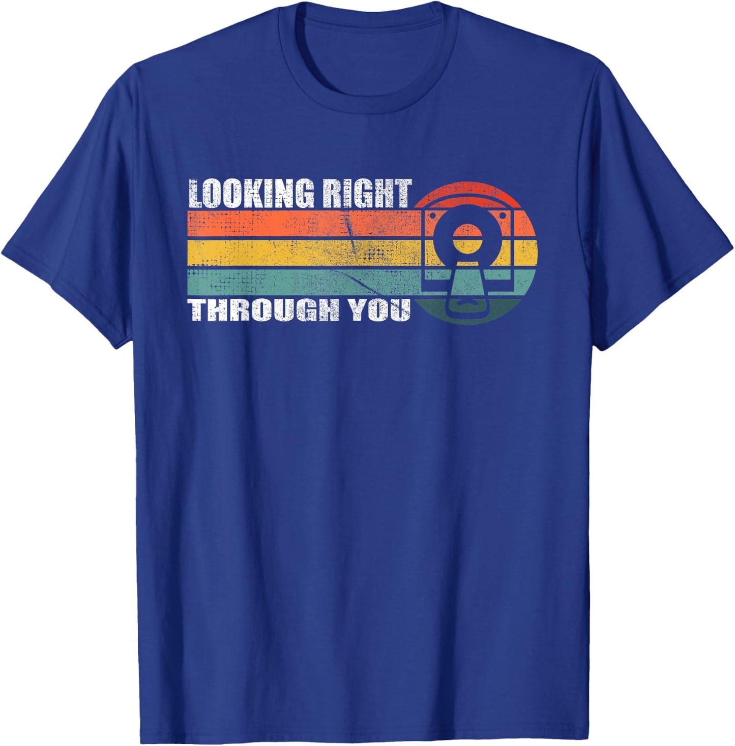 Ct Tech - Looking Right Through You T-Shirt - T-Shirt | Royal