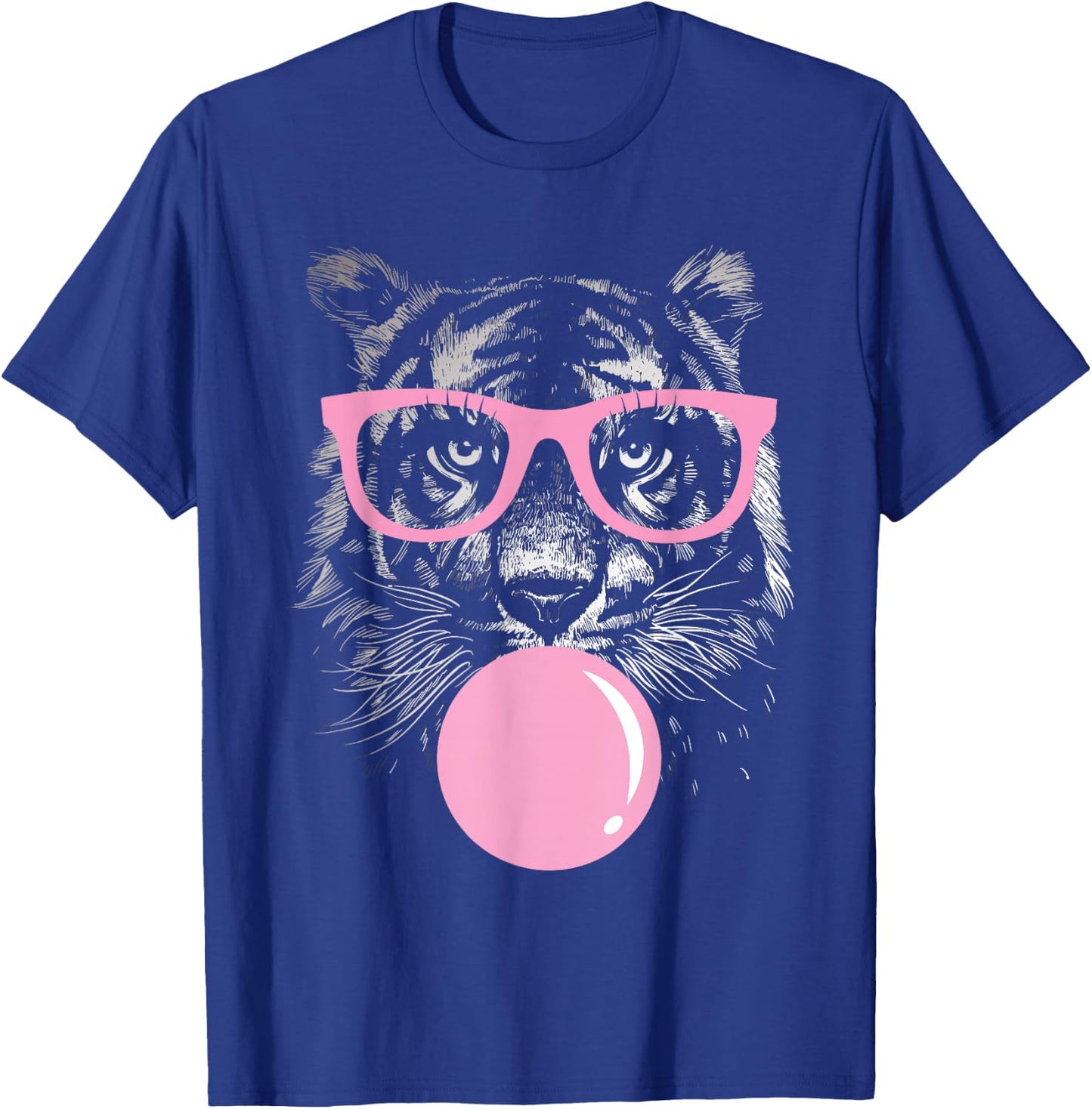 Tiger Women Tiger Face Wild Animal Cute Tiger Shirt Women T-Shirt - T-Shirt | Royal