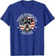 Proud Schnauzer Dad American Flag, Schnauzer Dog Dad T-Shirt - T-Shirt | Royal