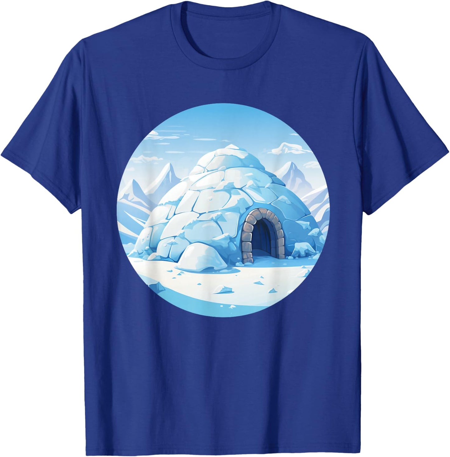 Funny snow Igloo Costume for Boys and Girls T-Shirt - T-Shirt | Royal