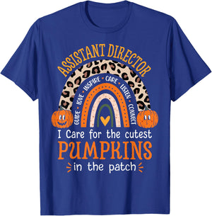 Assistant Director Funny Halloween Assistant Principal T-Shirt - T-Shirt | Royal
