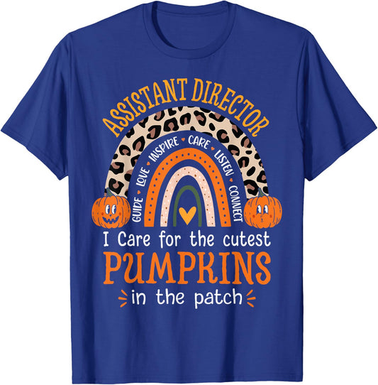 Assistant Director Funny Halloween Assistant Principal T-Shirt - T-Shirt | Royal