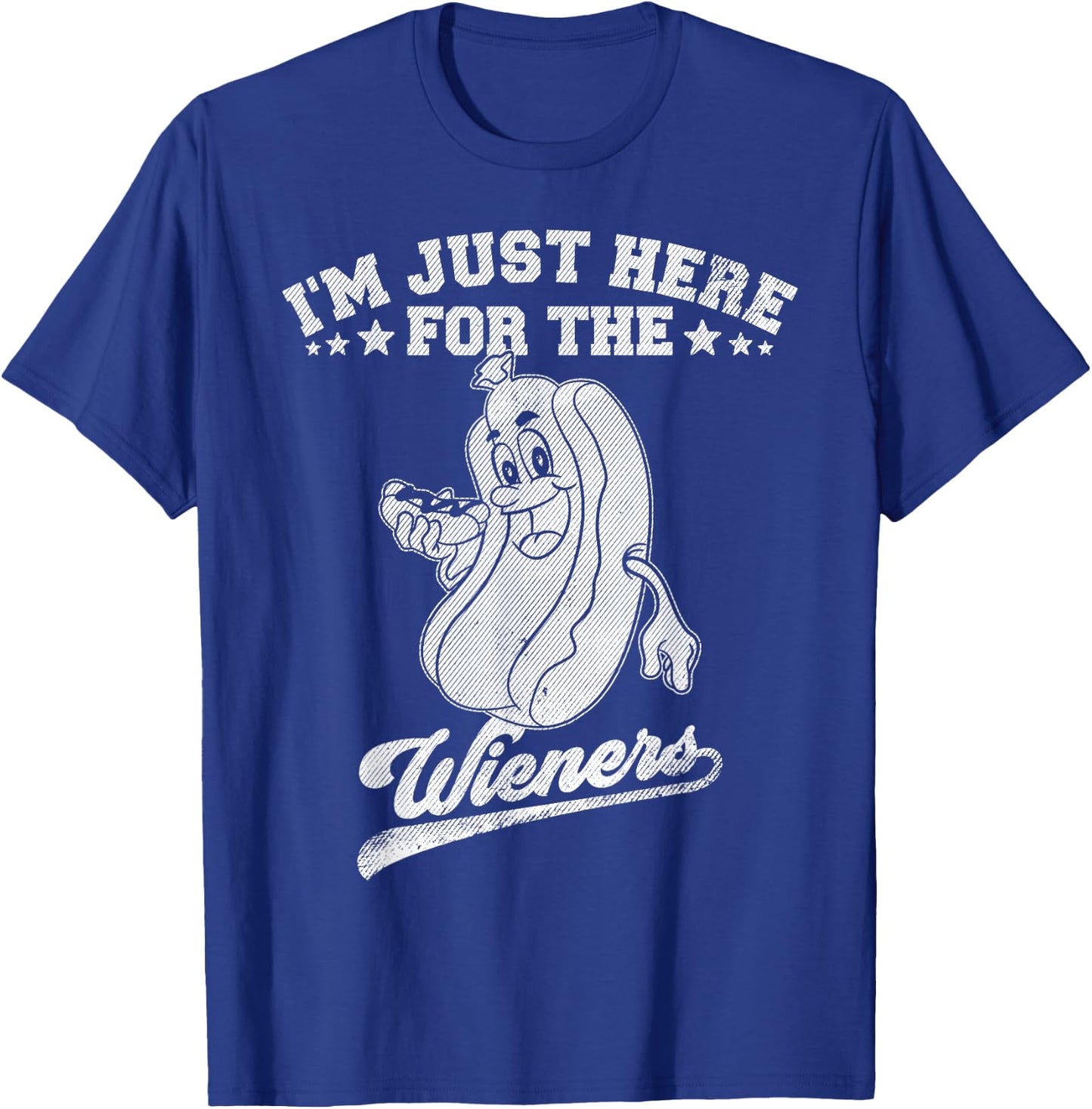 I'm Just Here For The Wieners Hotdog Meme Weiner Lover T-Shirt - T-Shirt | Royal