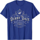Funny Horse Racing Derby Daze Bourbon Company T-Shirt - T-Shirt | Royal