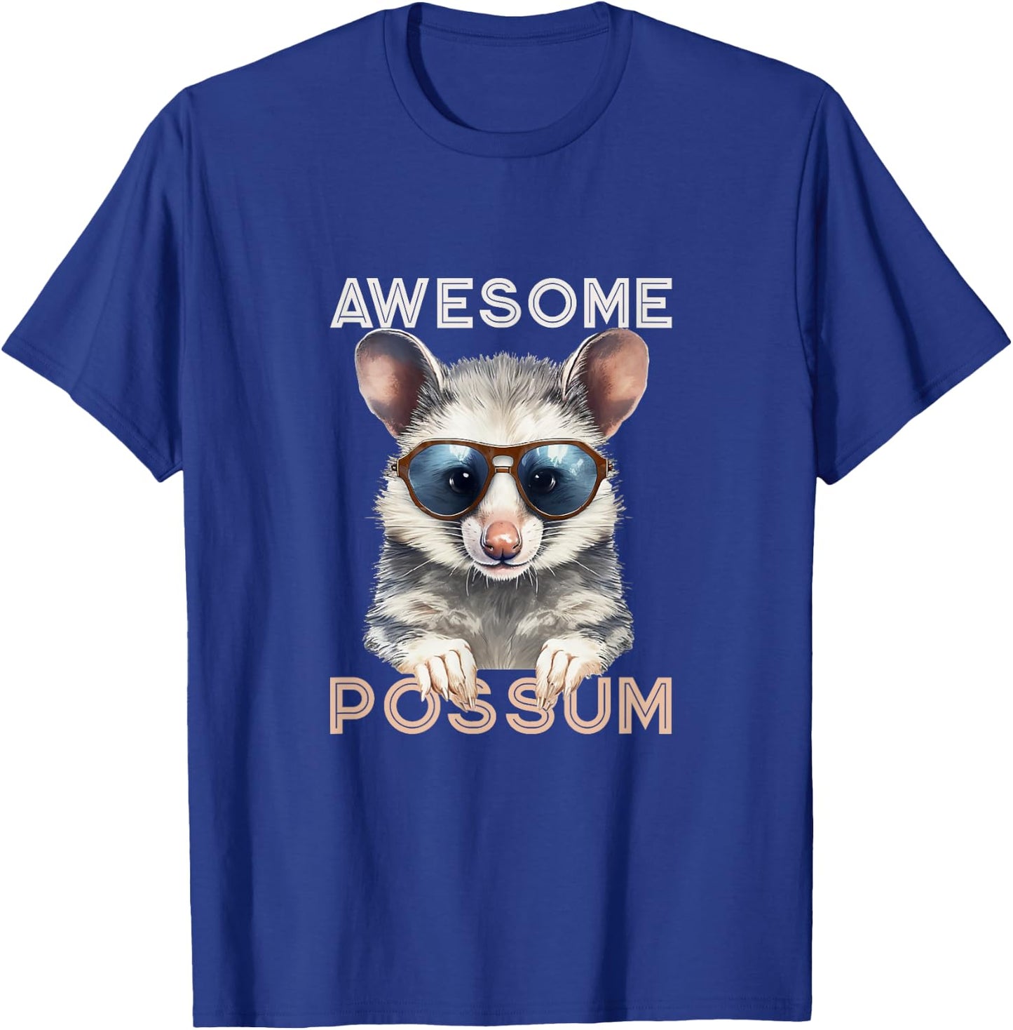Funny Possum Shirts Men Awesome Possum Opossum T-Shirt - T-Shirt | Royal