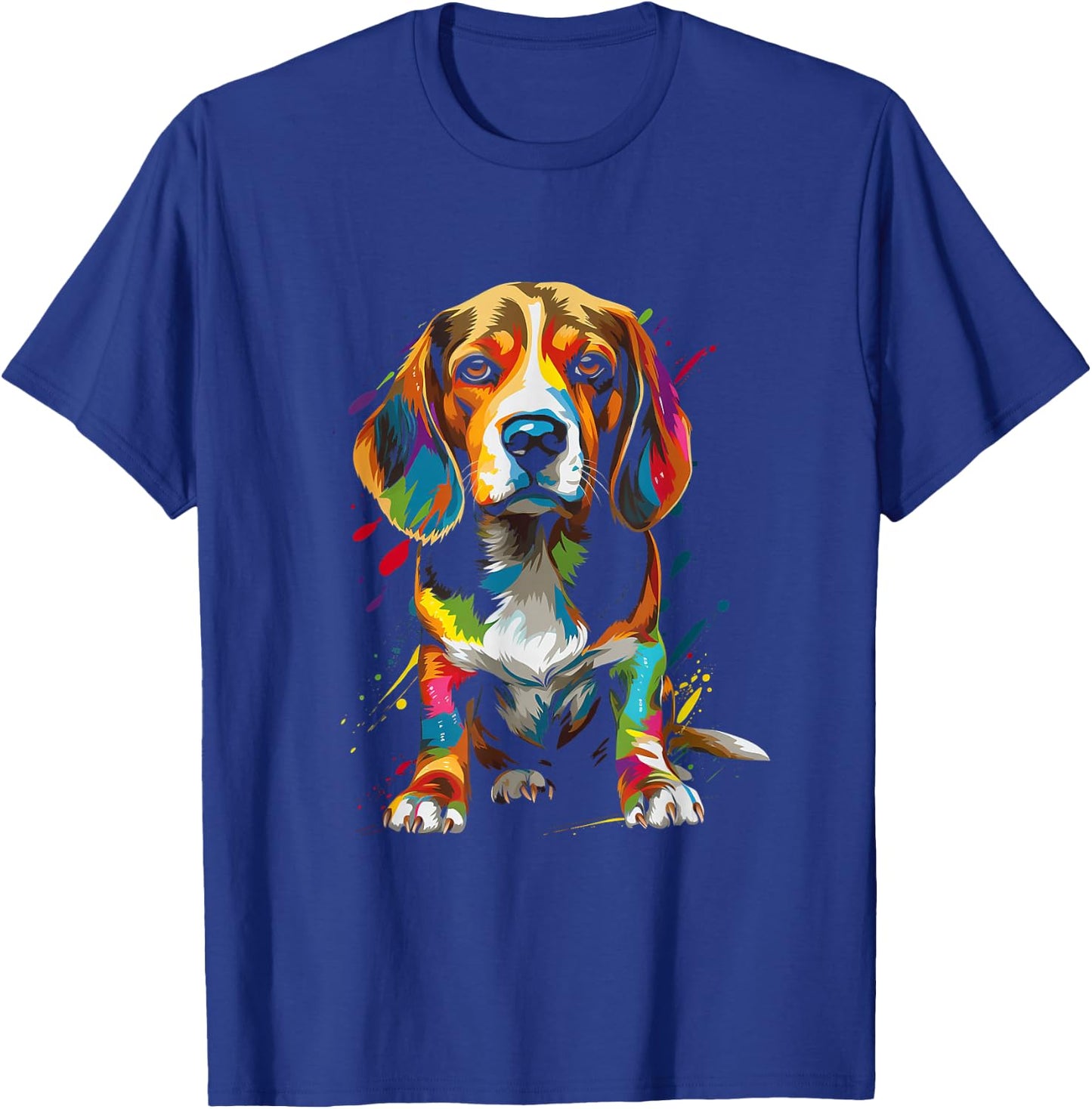 Beagle dog breed dog walking pet fan T-Shirt - T-Shirt | Royal
