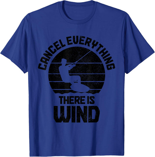 Kitesurfing Kiteboarding Kitesurf Kiteboarder Wind Surfer T-Shirt - T-Shirt | Royal