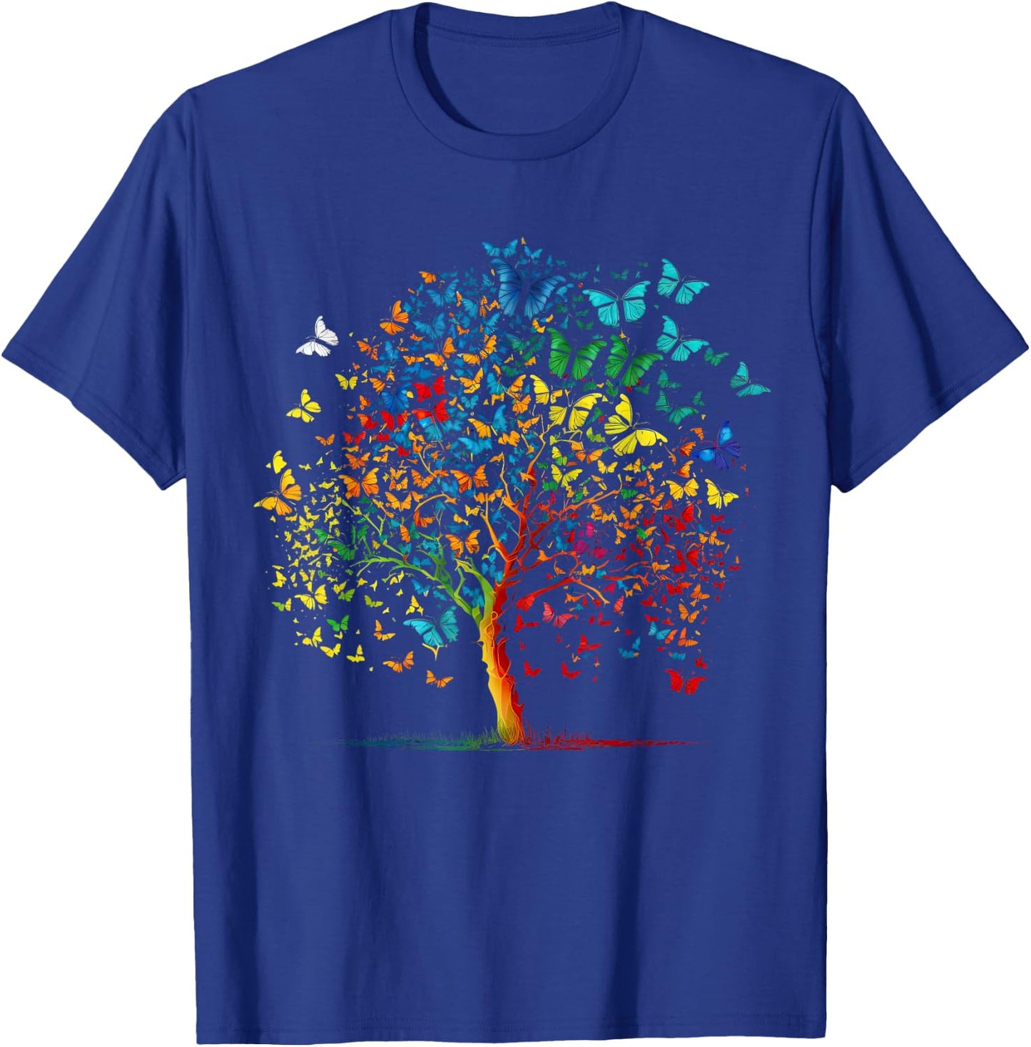 Butterfly Tree funny butterfly T-Shirt - T-Shirt | Royal