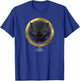 Marvel Black Panther: Wakanda Forever Metal Badge T-Shirt - T-Shirt | Royal
