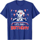 Its my Birthday Independence Day George Washington Party T-Shirt - T-Shirt | Royal