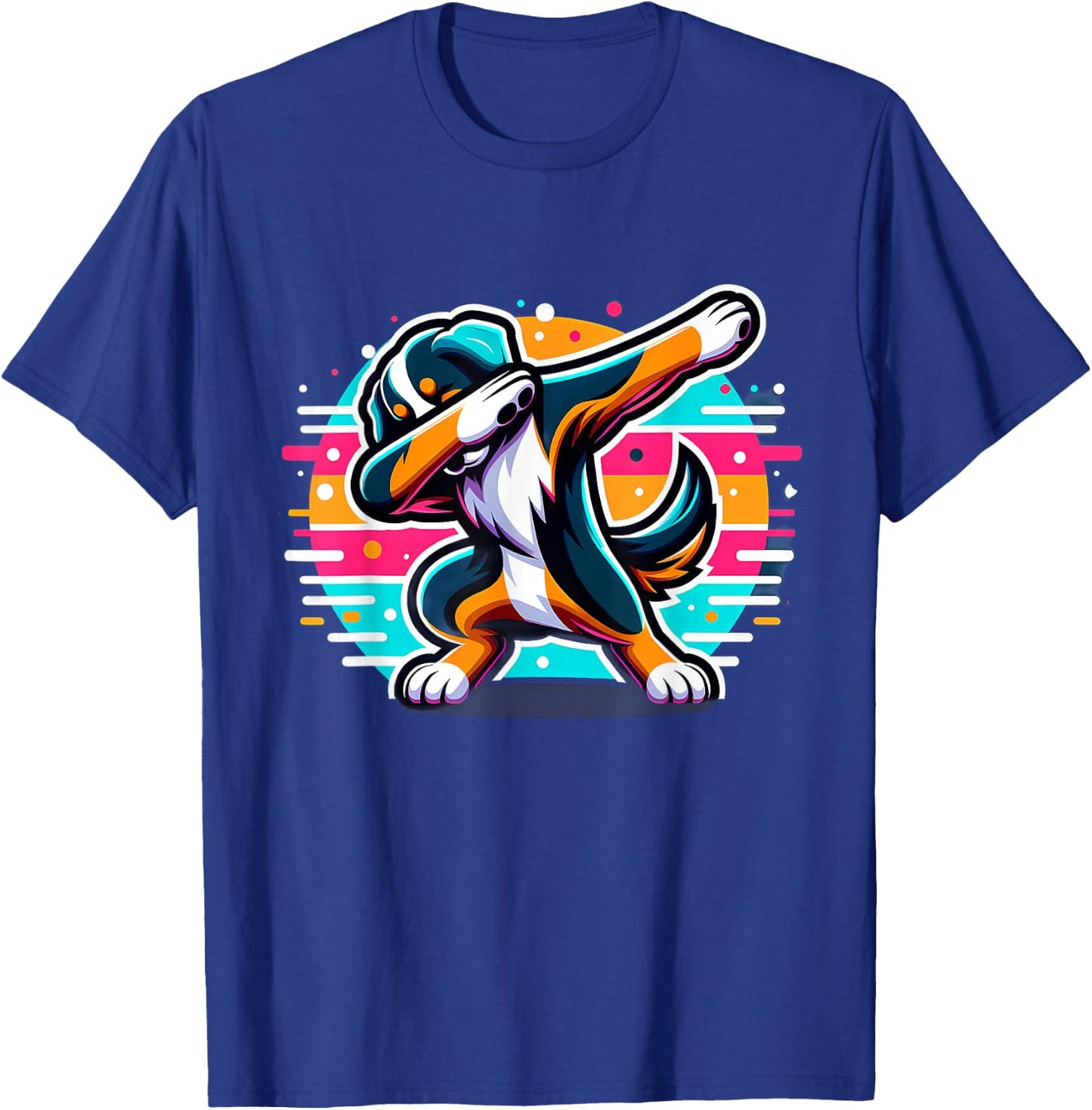 Dabbing Entlebucher Mountain Dog T-Shirt - T-Shirt | Royal