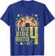 Kids This Ringmaster is 4 - Vintage Circus - fourth Birthday T-Shirt - T-Shirt | Royal