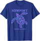 Newport Rhode Island Sea Turtle Boys Girls Souvenir T-Shirt - T-Shirt | Royal
