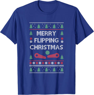 Pinball Machine Retro Arcade Game Gamer Pinball Christmas T-Shirt - T-Shirt | Royal