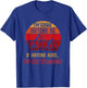 I'm Going Outside So If Anyone Asks I'm Outstanding Vintage T-Shirt - T-Shirt | Royal