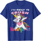 I'm Ready To Crush Kindergarten Baby Unicorn T-Shirt - T-Shirt | Royal