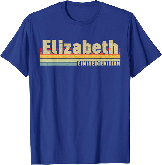 Elizabeth Gift Name Personalized Birthday Funny Christmas T-Shirt - T-Shirt | Royal