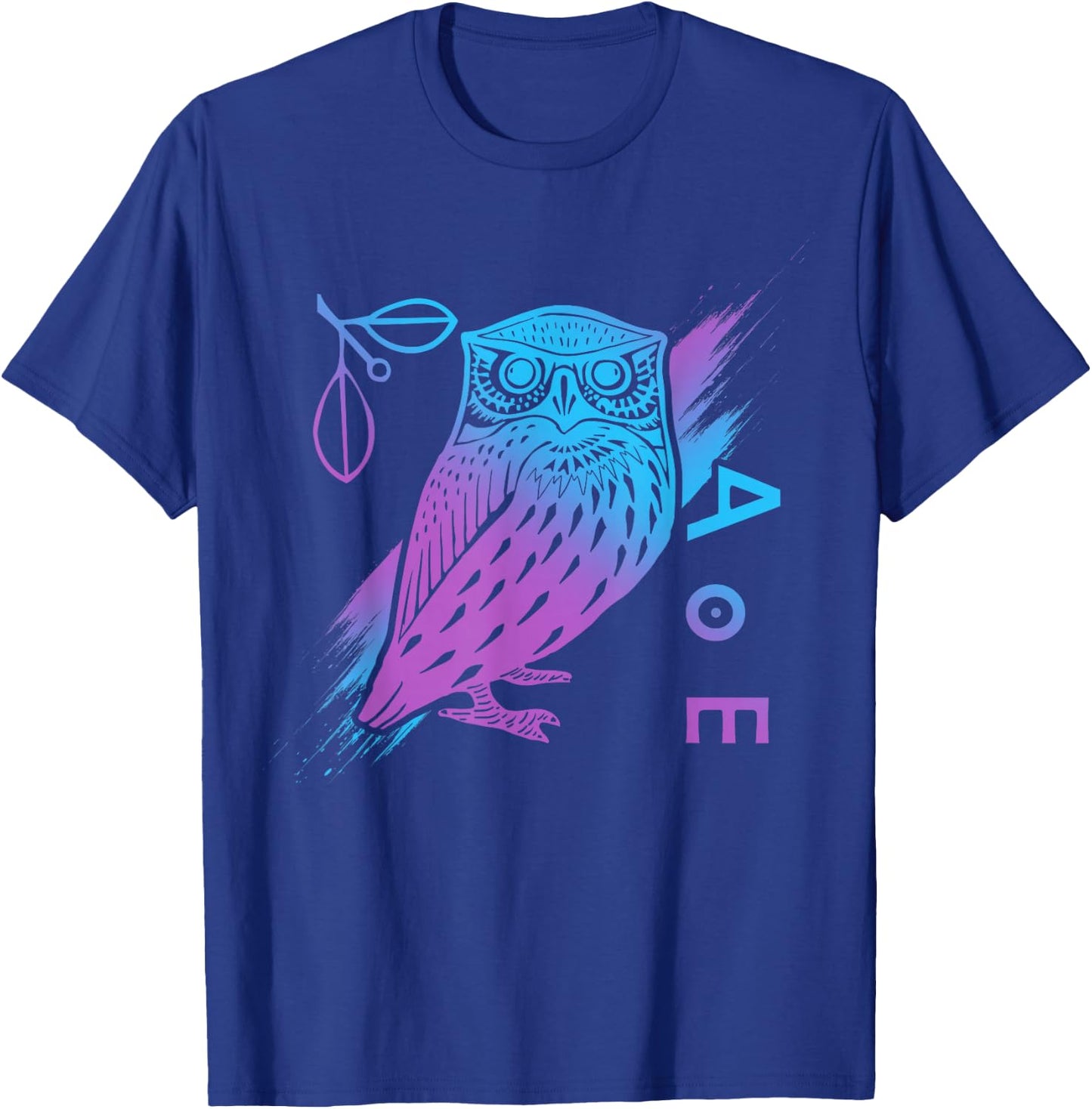 Athena's Owl - Greek Mythology - Ancient Greece T-Shirt - T-Shirt | Royal