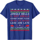 Jingle Bells C-Diff Smells Funny Christmas Nurse Nursing T-Shirt - T-Shirt | Royal