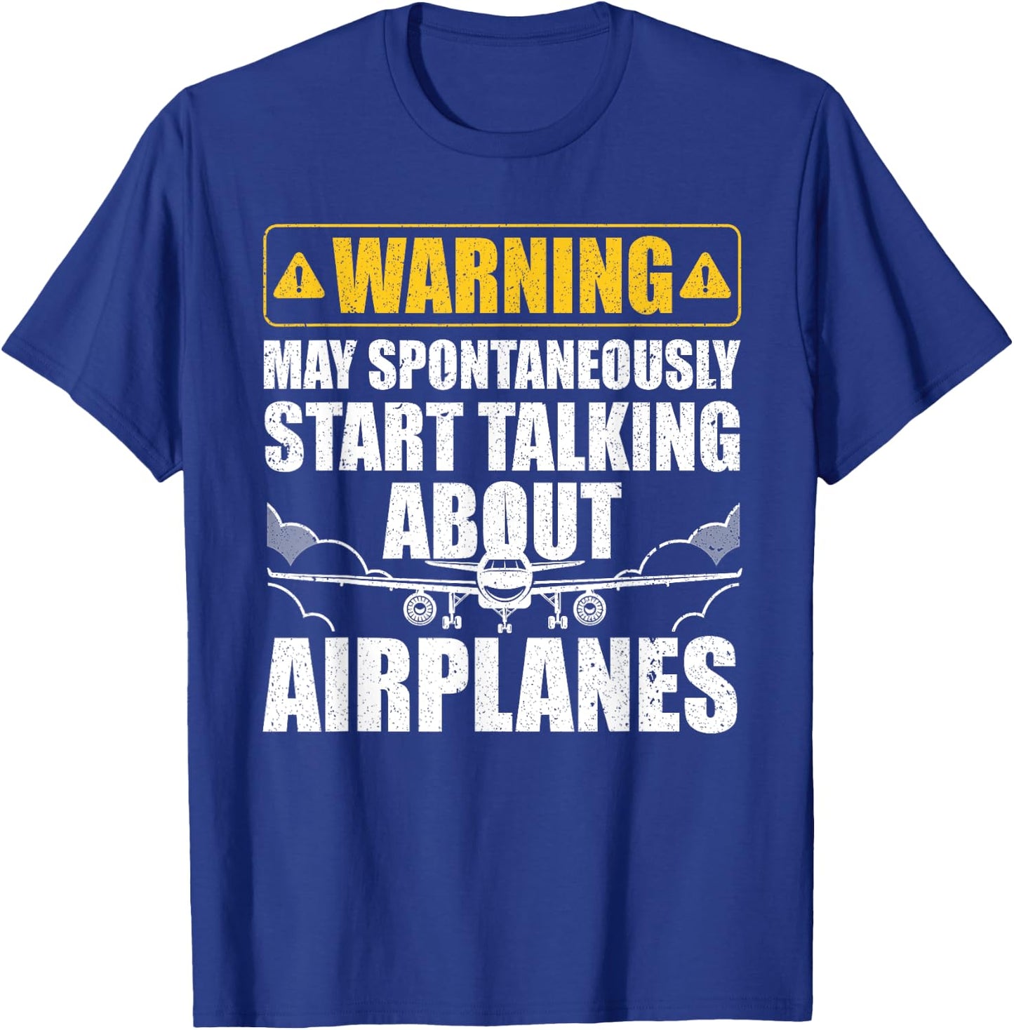 Funny Pilot Art Women Aviation Pilot Airplane Lovers T-Shirt - T-Shirt | Royal