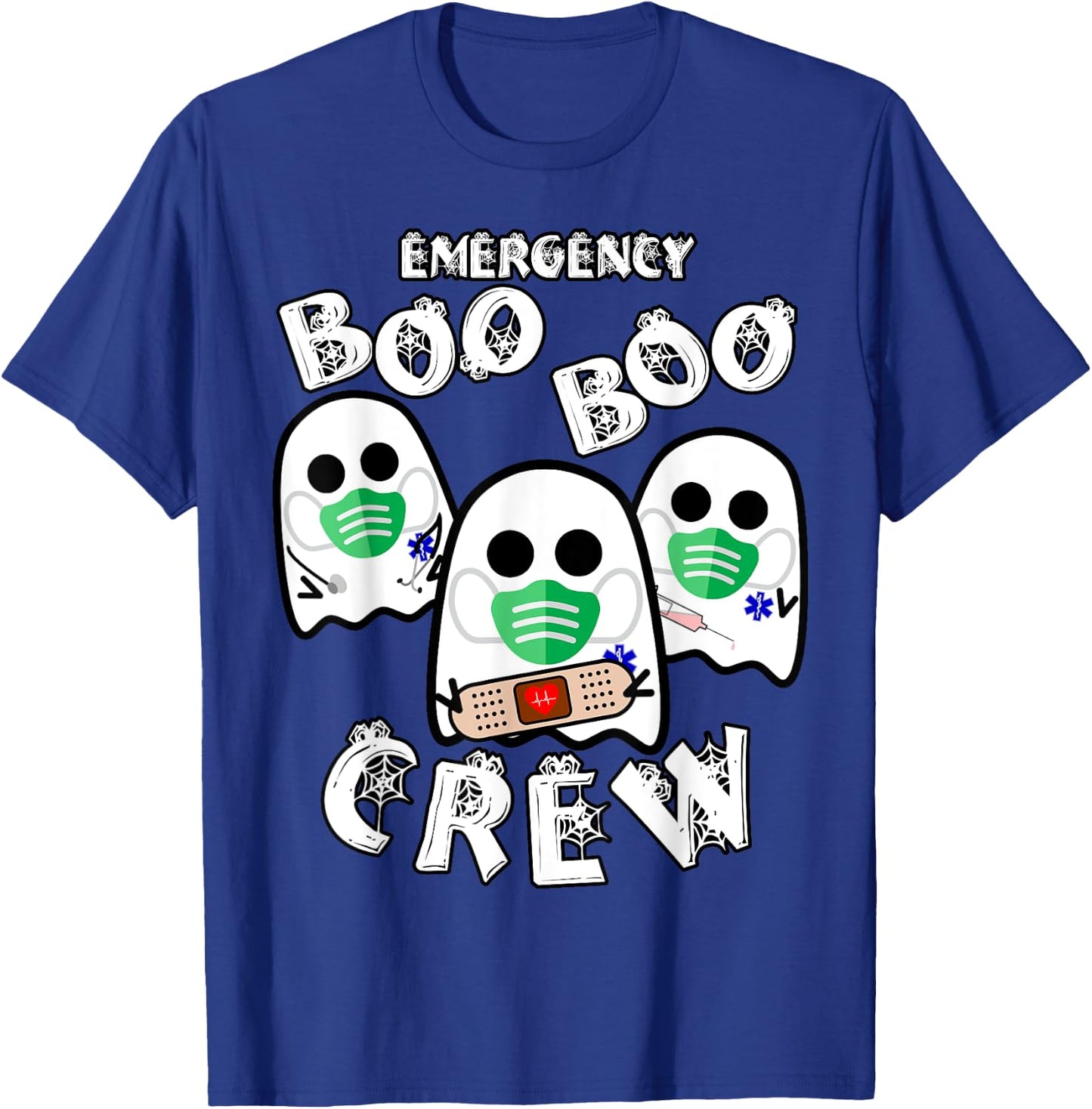 Emergency Boo Boo Crew - Funny Medical Halloween T-Shirt - T-Shirt | Royal