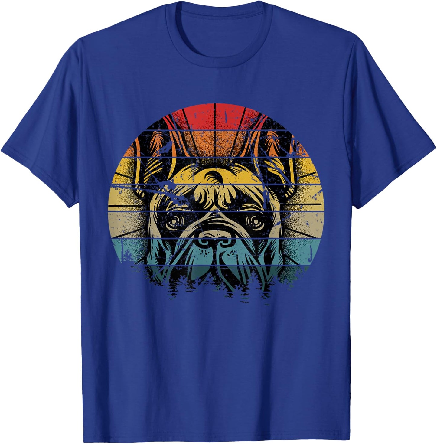French Bulldog Gift Frenchie Dog Lover Women Men Dogfather T-Shirt - T-Shirt | Royal