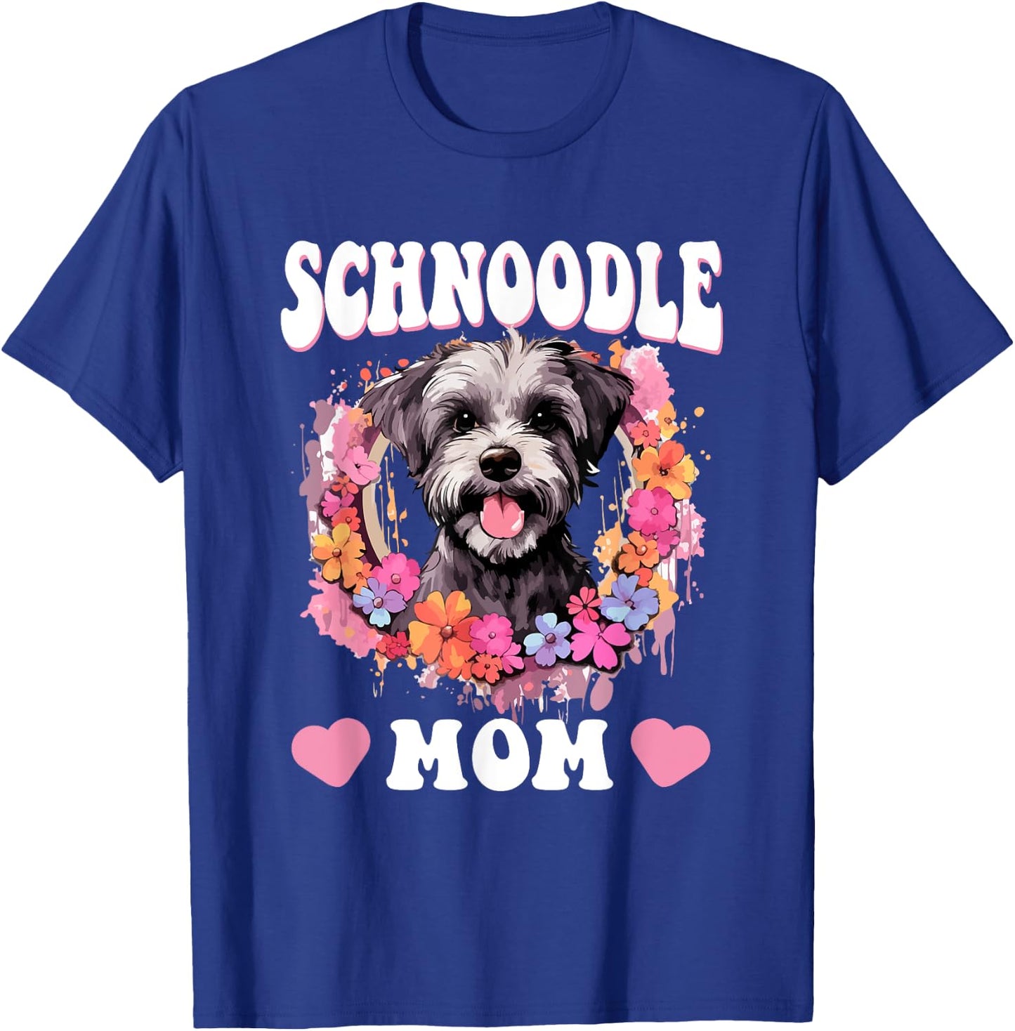 Schnoodle Snoodle Dog Breed Pet Schnoodle Mom Men Women Girls Kids T-Shirt - T-Shirt | Royal