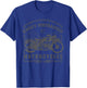 Easily Distracted By Motorcycles Vintage Motorcycle biker T-Shirt - T-Shirt | Royal
