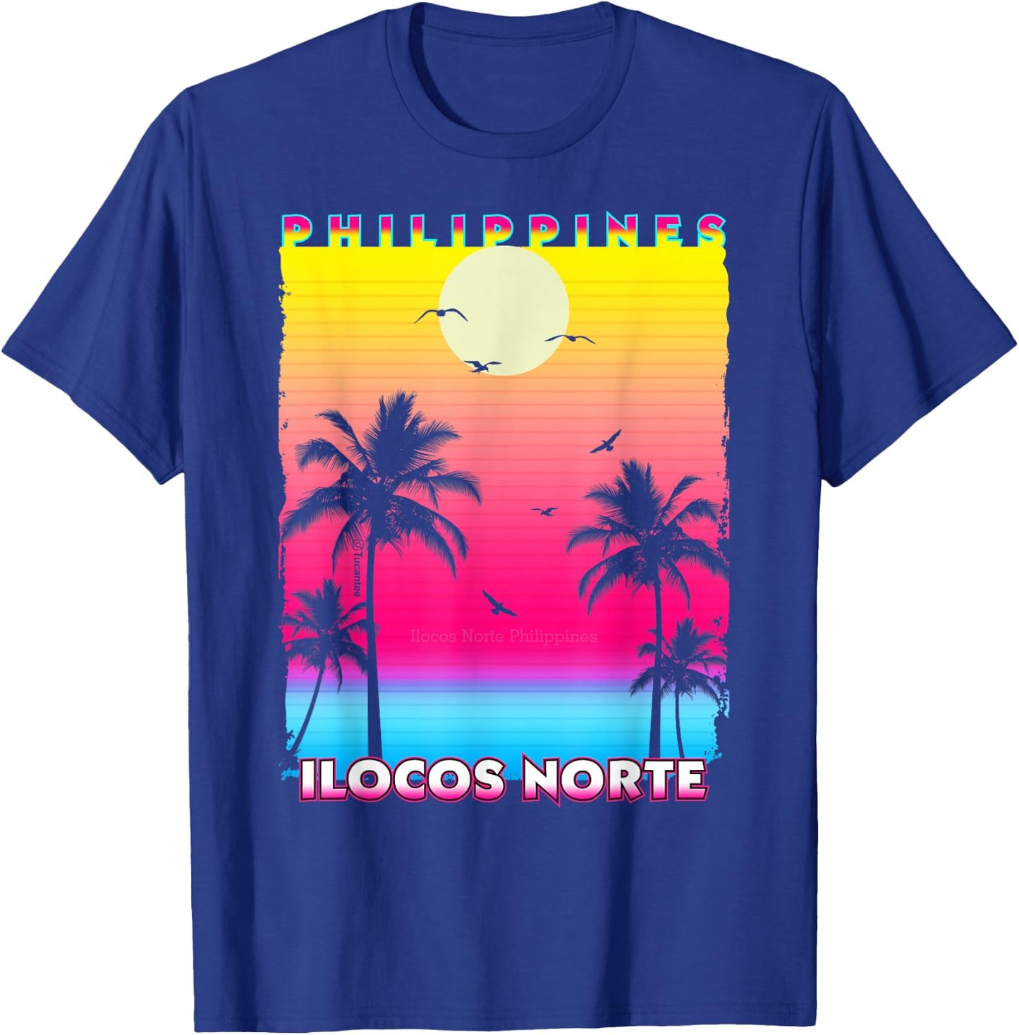 Ilocos Norte Philippines ilocano 90ss Vacations Filipino T-Shirt - T-Shirt | Royal