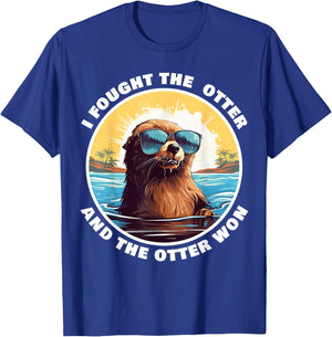 Otter 841 Surfing Otter 841 California Surf Board Otter 841 T-Shirt - T-Shirt | Royal