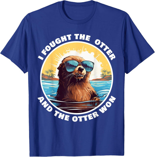 Otter 841 Surfing Otter 841 California Surf Board Otter 841 T-Shirt - T-Shirt | Royal