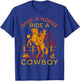 Cowboy - Funny Cowboy Jokes - Save A Horse Ride A Cowboy T-Shirt - T-Shirt | Royal