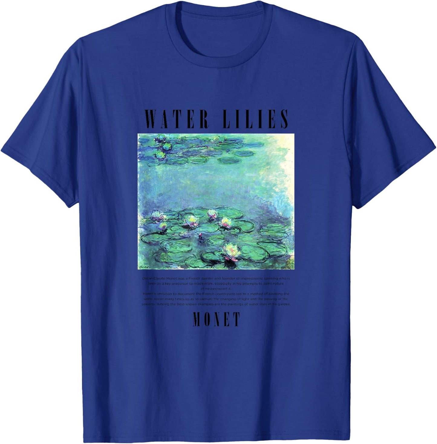 apoh Monet Water Lillies T-Shirt - T-Shirt | Royal