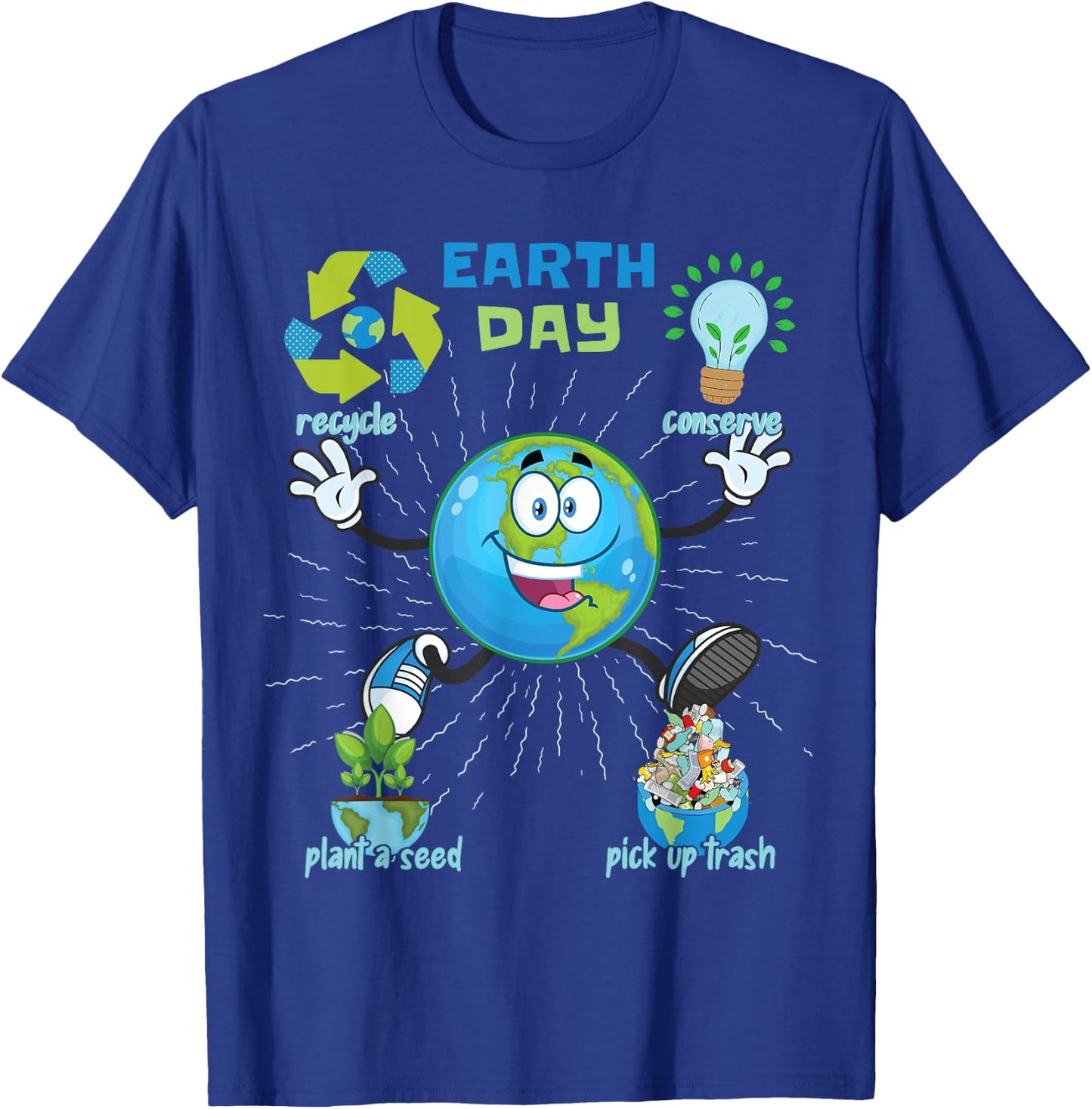 Earth Day T-Shirt - T-Shirt | Royal