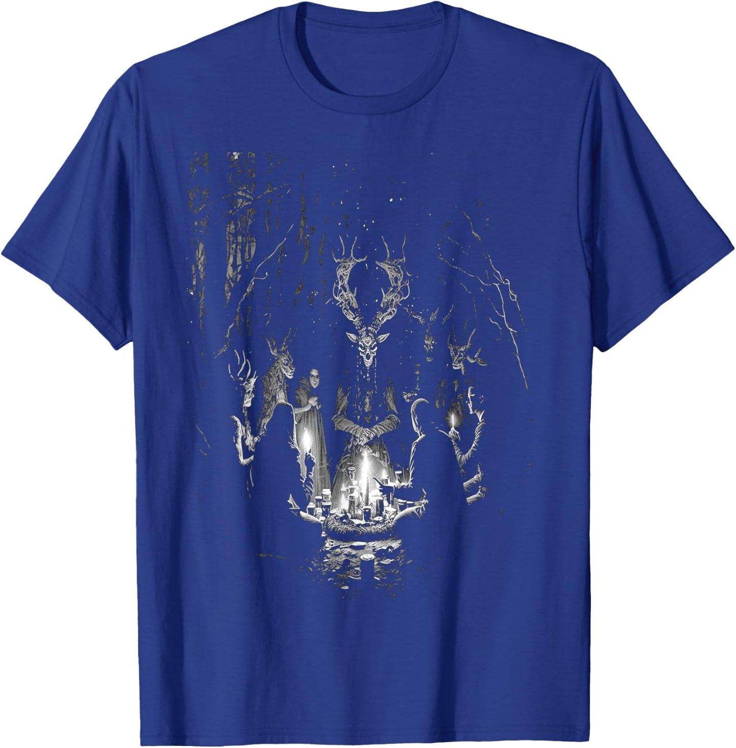 Witches Rituals with Baphomet Occult Witch Gothic Pagan Goth T-Shirt - T-Shirt | Royal
