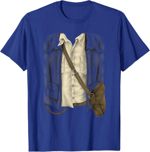 Indiana Jones Raiders of The Lost Ark Halloween Costume T-Shirt - T-Shirt | Royal